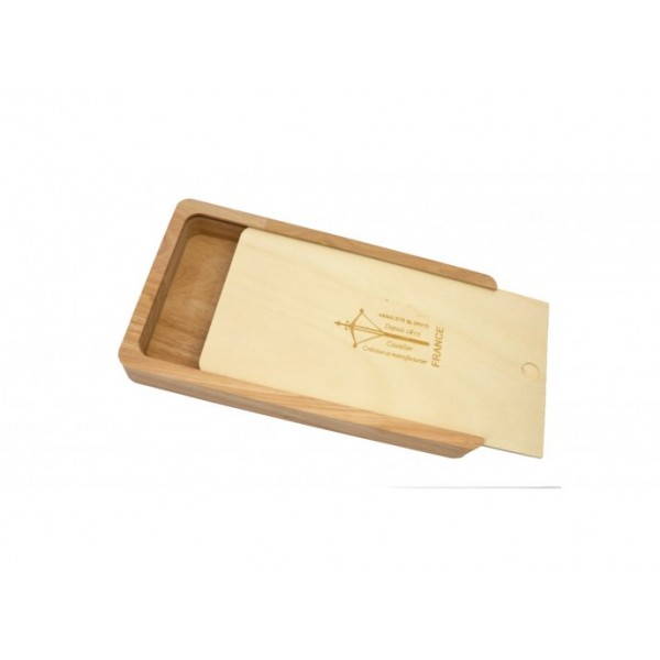 Coffret de 6 couteaux de table Laguiole G. David "Prestige" - 6 bois différents - inox 12C27