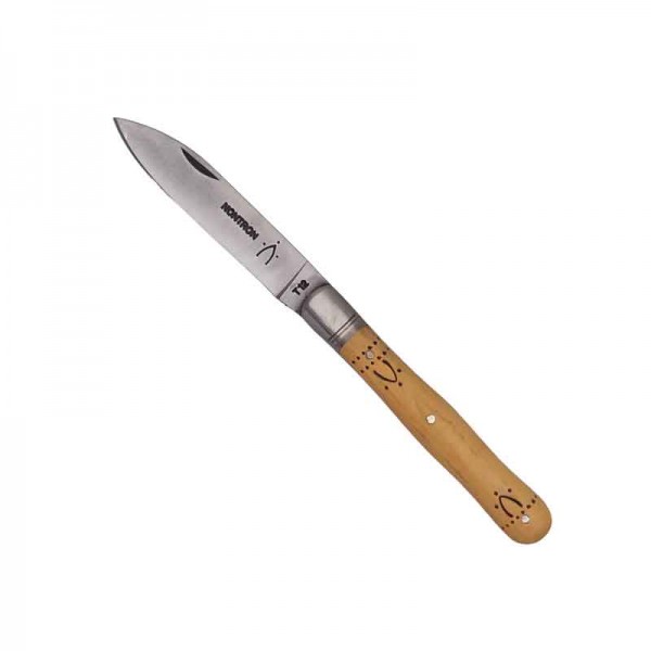 Couteau Nontron en buis Violon P3V, lame inox 7,5 cm