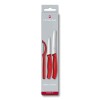 Set de 3 couteaux d’office Swiss Classic rouge